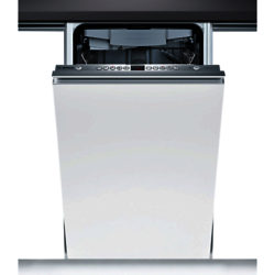 Bosch SPV69T00GB Integrated Slimline Dishwasher, Brushed Steel
